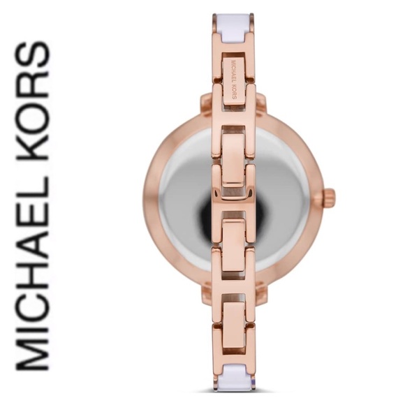 NWT authentic MK Jaryn Quartz White Dial Watch - Picture 5 of 7